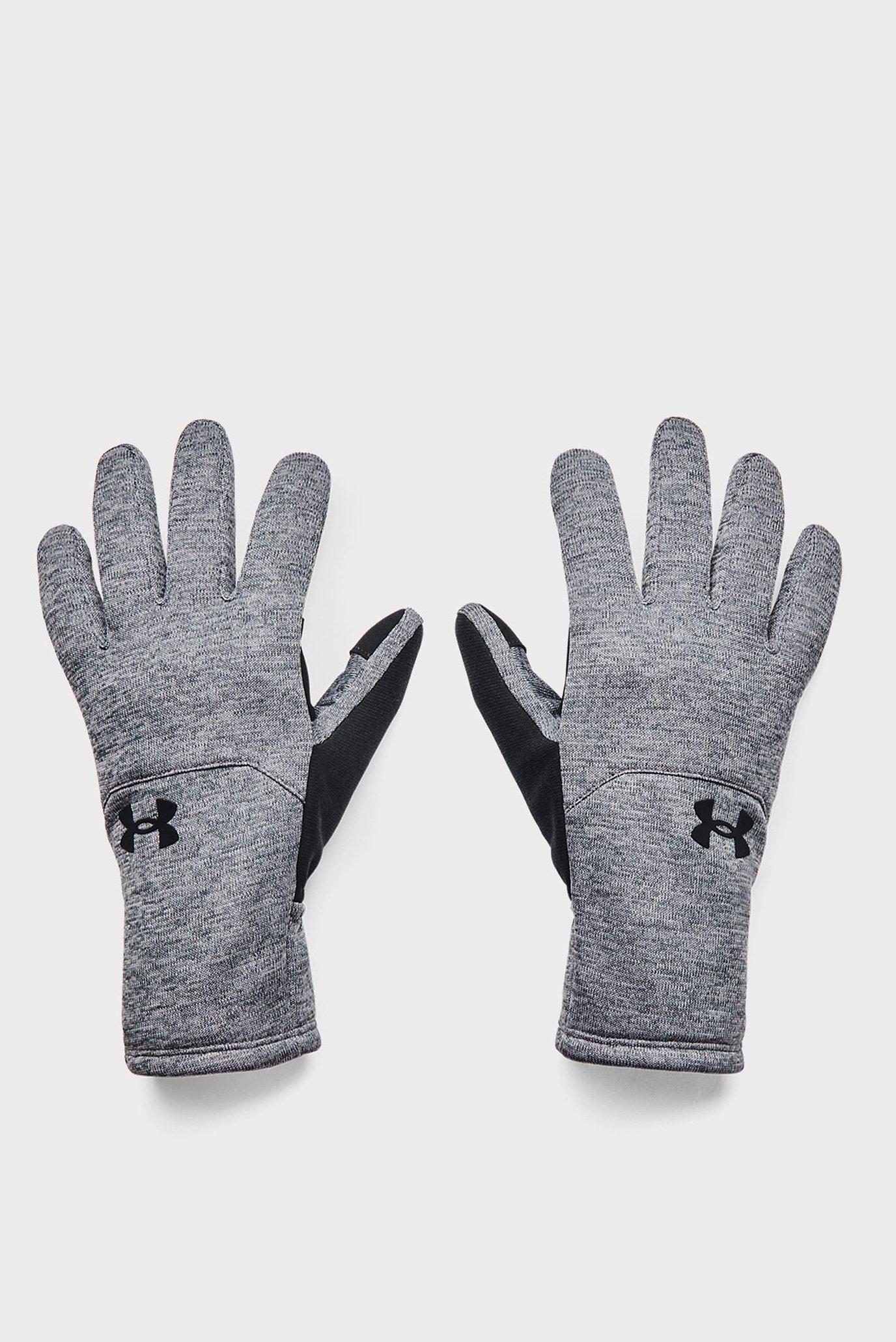 Мужские серые перчатки UA Storm Fleece Gloves 1