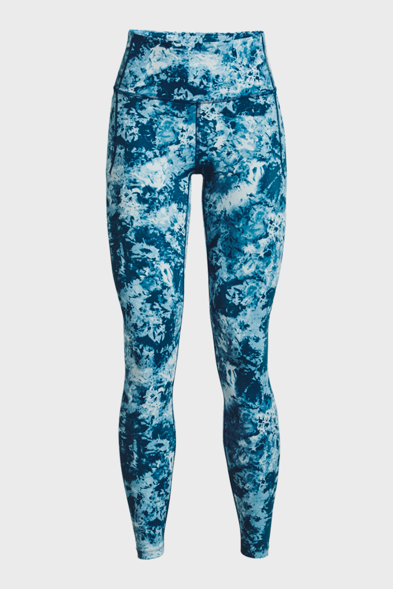 Женские голубые тайтсы UA BTG MERIDIAN PRINT LEG 11