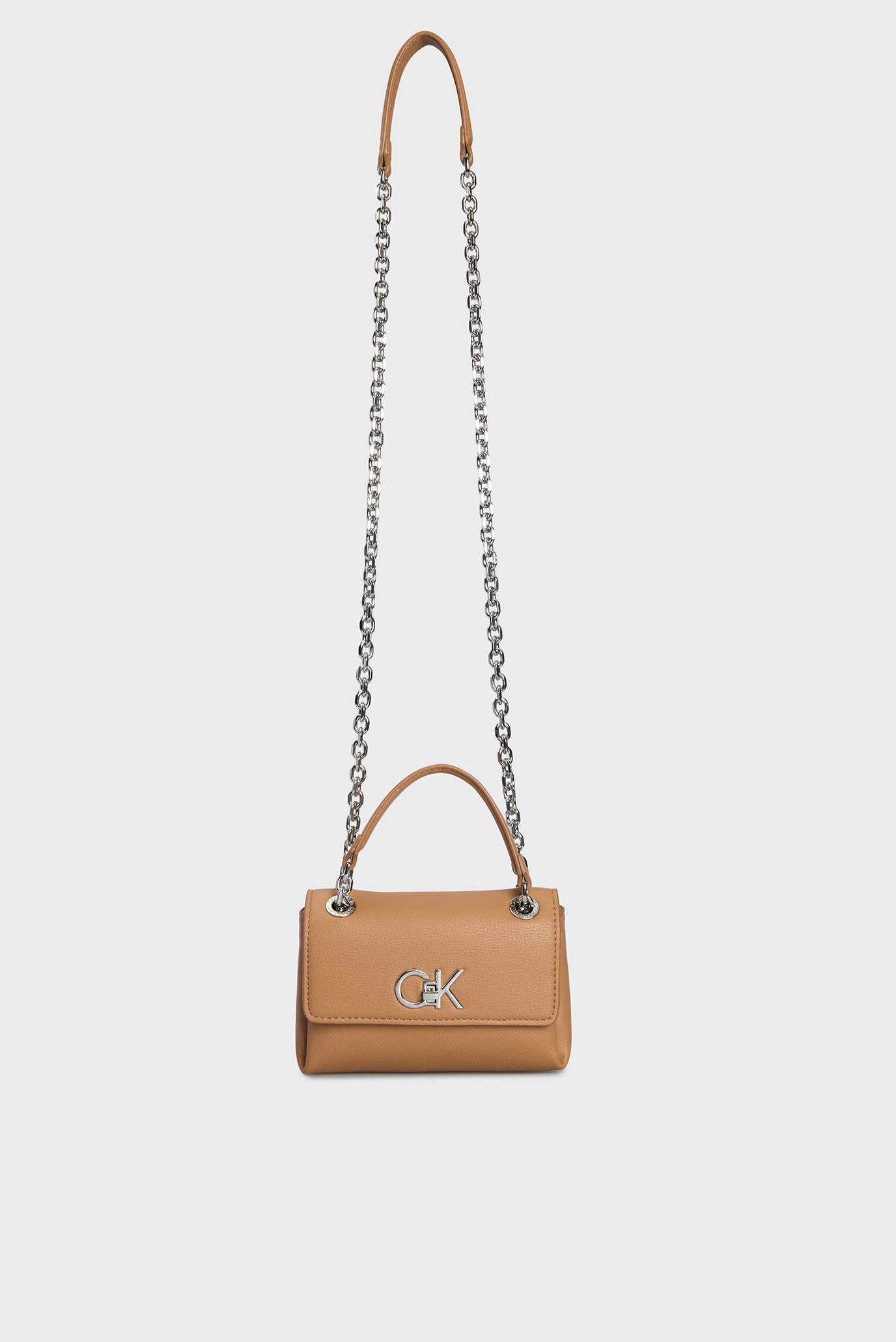 Женская коричневая сумка RE-LOCK SM CONV SHOULDER 5