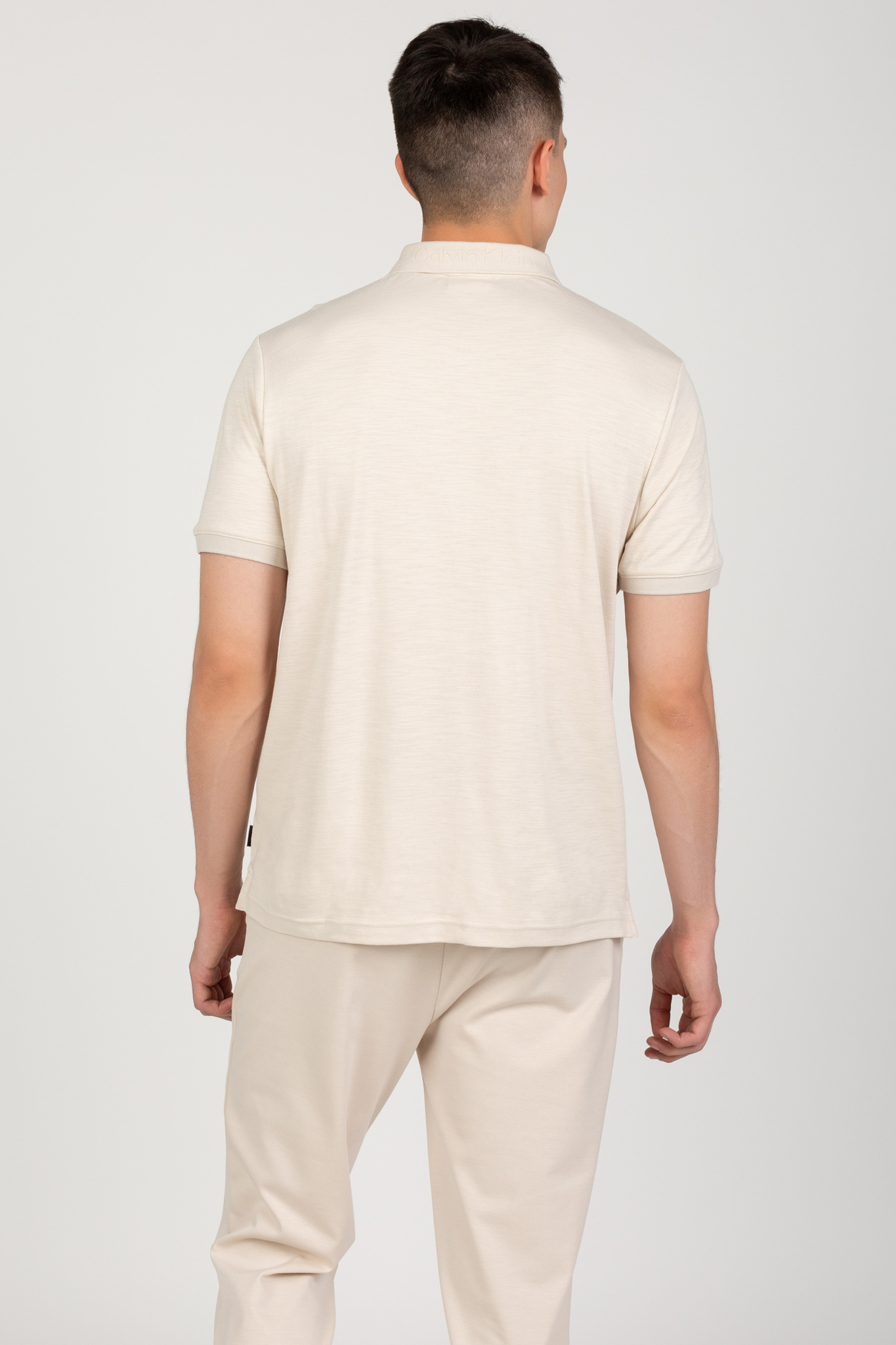 Поло SUPIMA SLUB LOGO COLLAR POLO Calvin Klein Поло SUPIMA SLUB LOGO COLLAR POLO 3