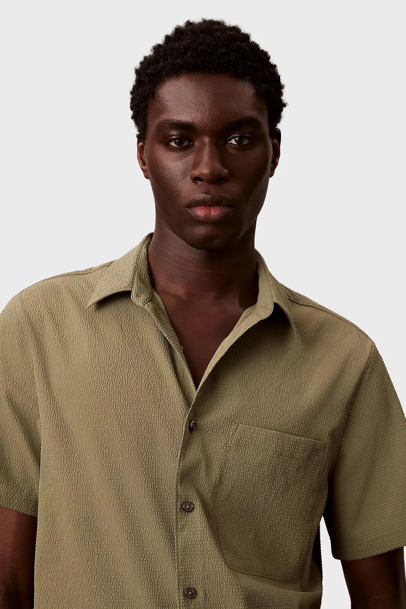 Рубашка с коротким рукавом SS SOLID SEERSUCKER CLASSIC SHIR 5