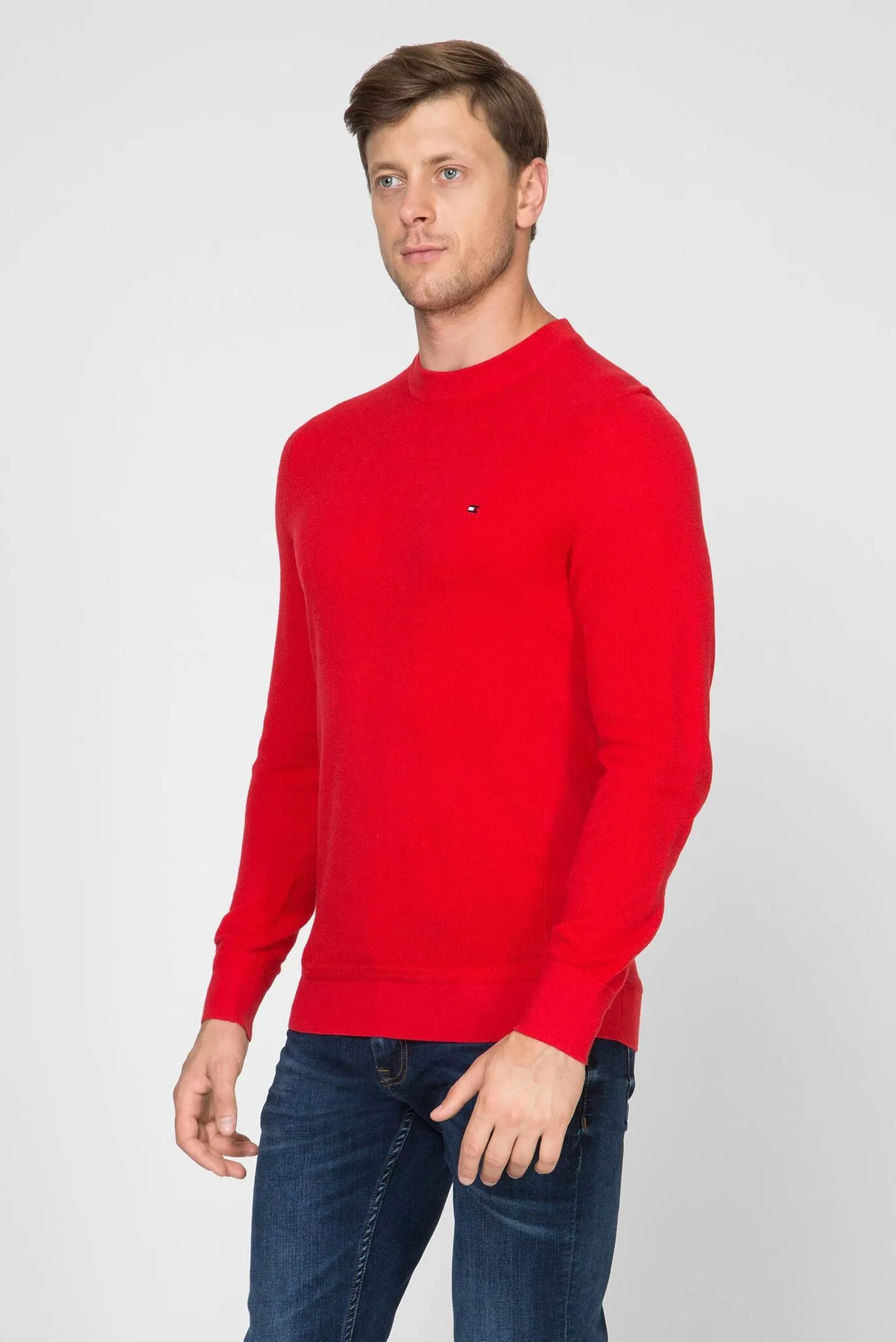 Мужской красный джемпер MOULINE RICECORN SWEATER 2