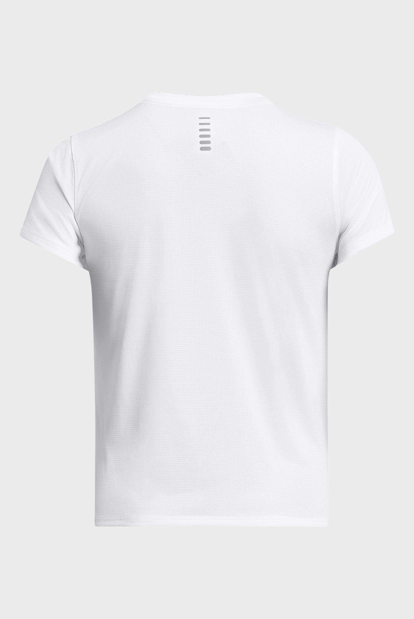 Женская белая футболка UA LAUNCH SHORTSLEEVE 4