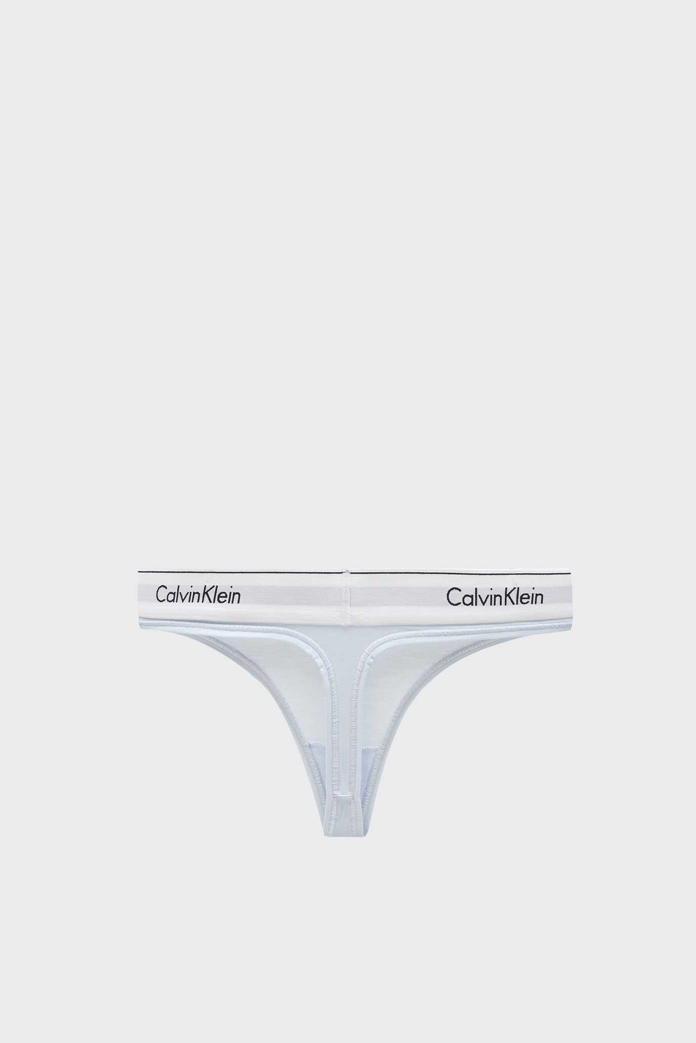 Женские голубые трусики THONG 6