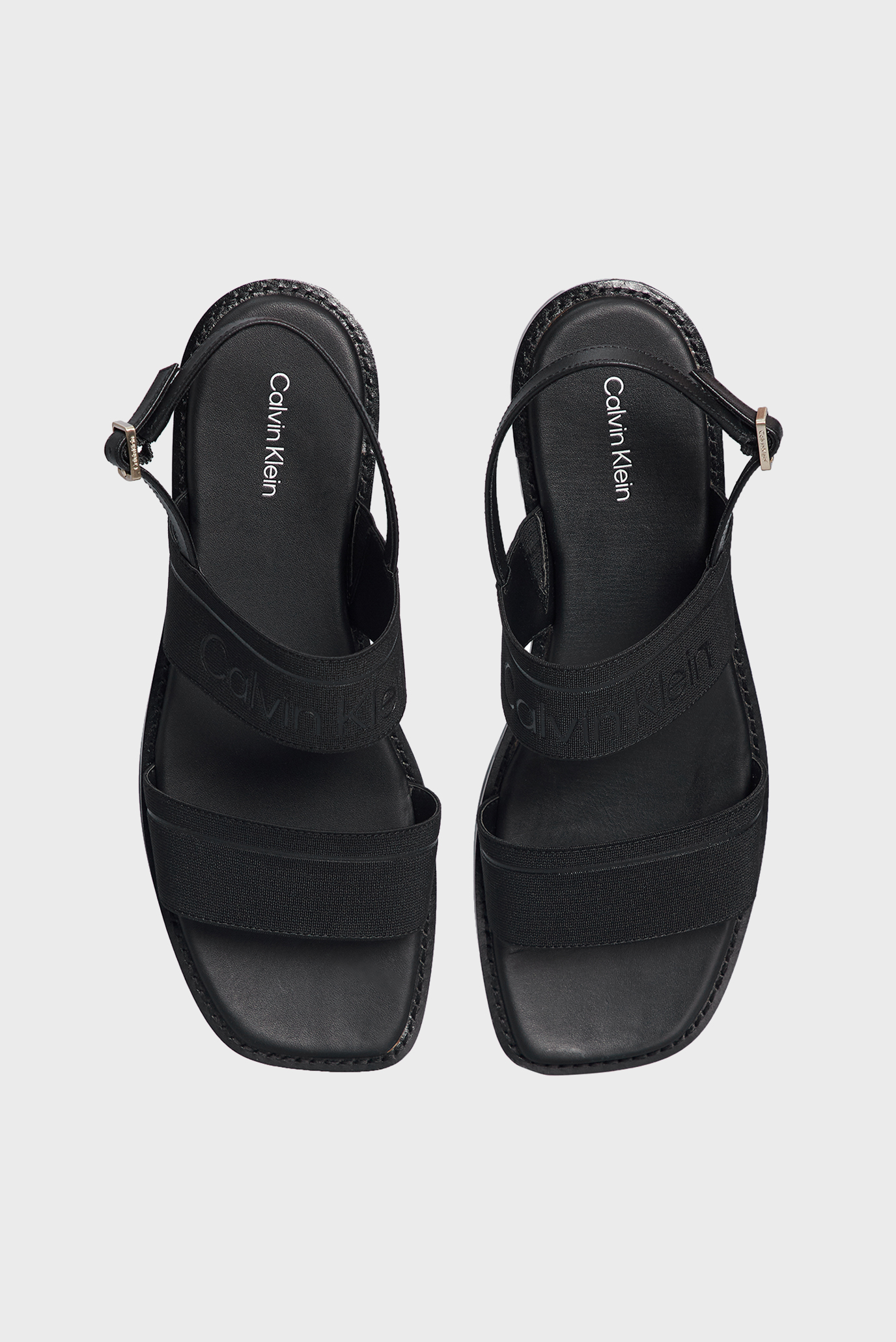 Женские черные сандалии 8