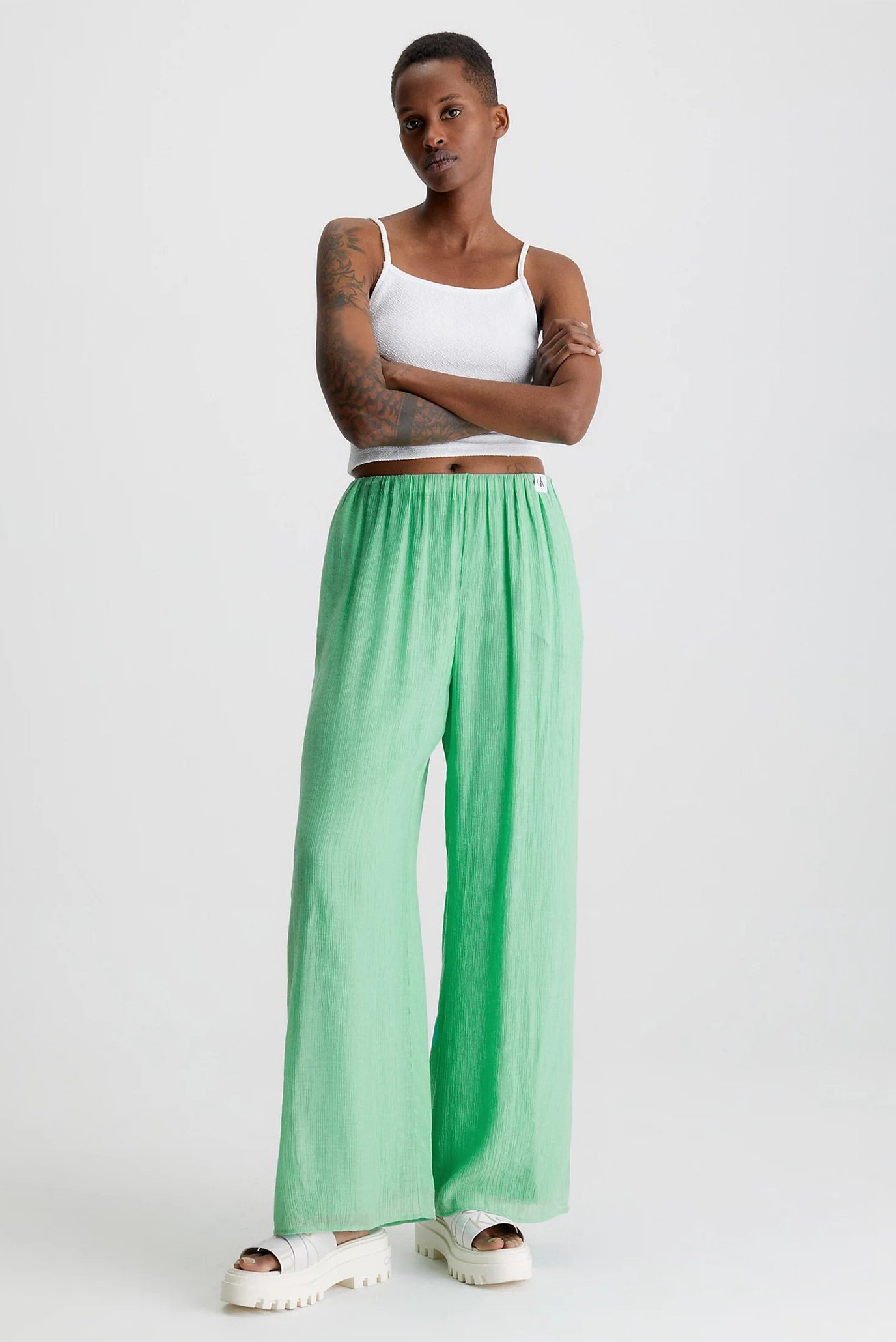 Штаны CRINKLE LONG STRAIGHT PANTS 6