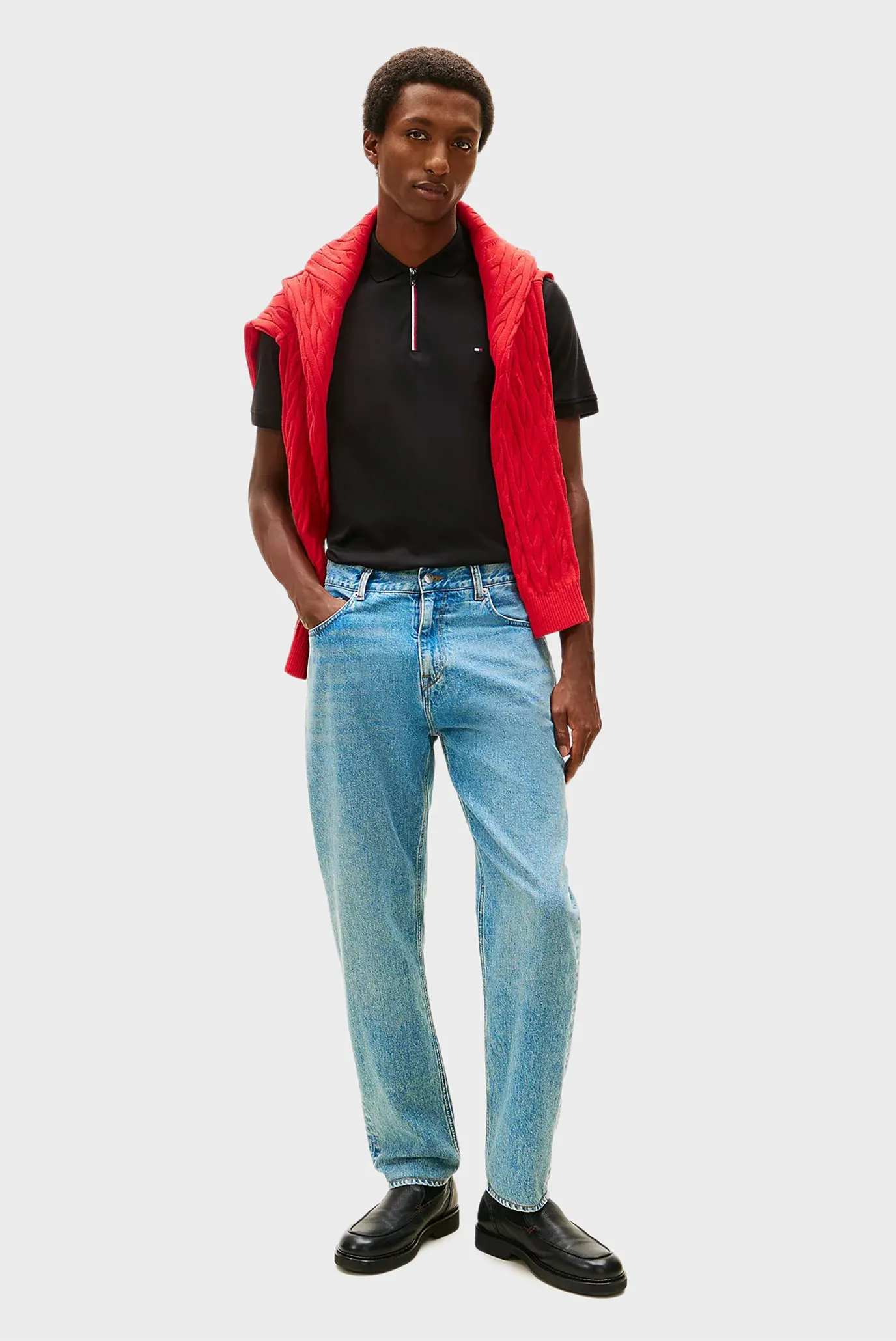 Поло LIQUID COTTON RWB ZIP REG POLO 2