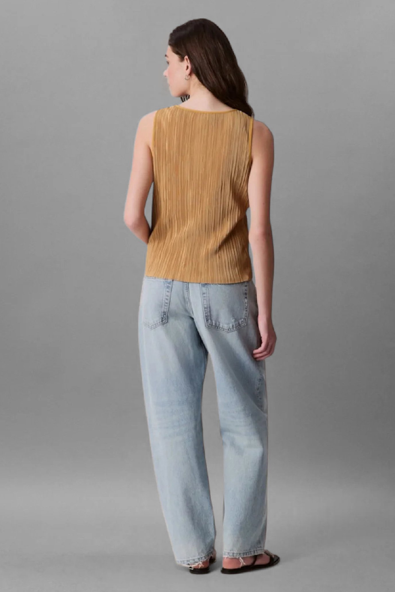 Топ Plisse SL TankCalvin Klein Топ Plisse SL Tank 3