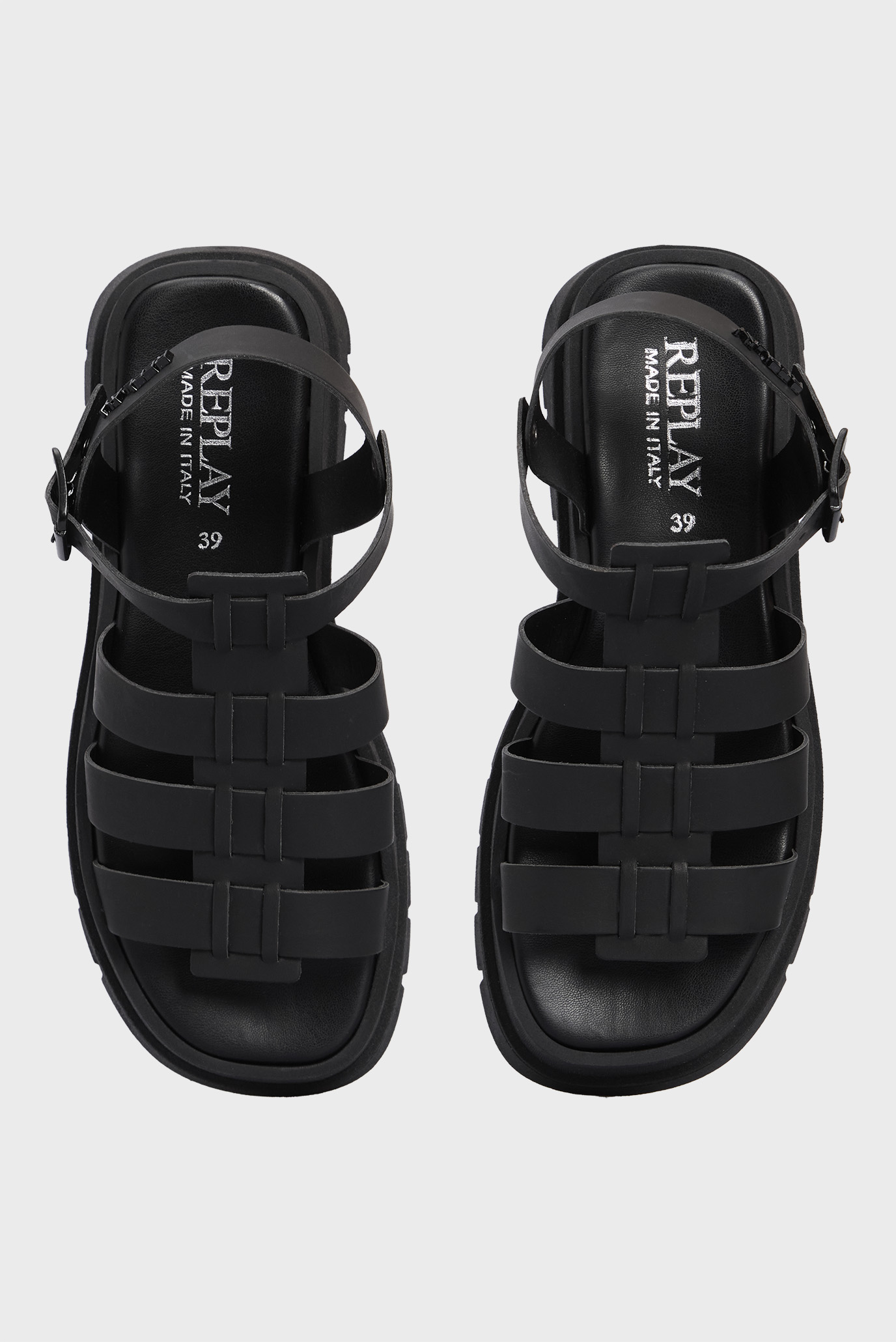 Женские черные сандалии VALENCIA 4