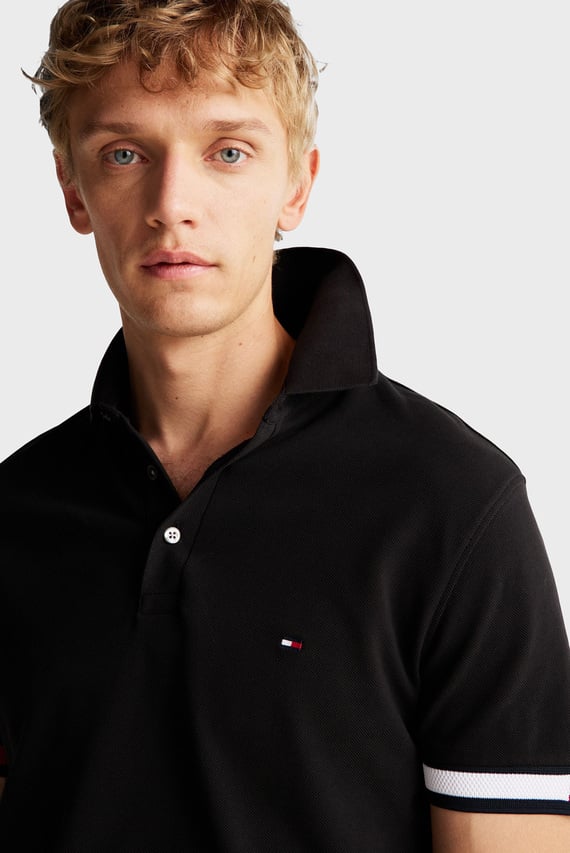 Поло FLAG CUFF SLIM POLO