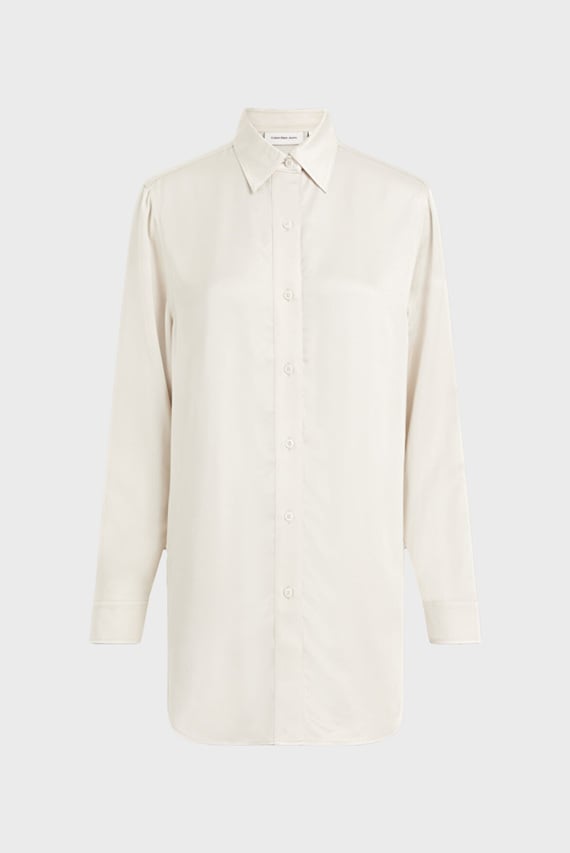 Топ SATIN LONG SLEEVE TOP