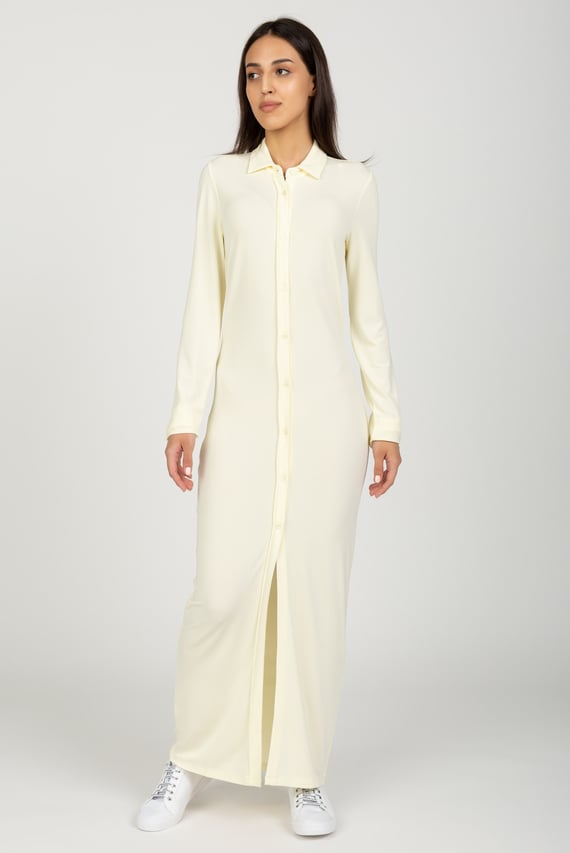 Платье FLUID CREPE MAXI SHIRT DRESS Calvin Klein