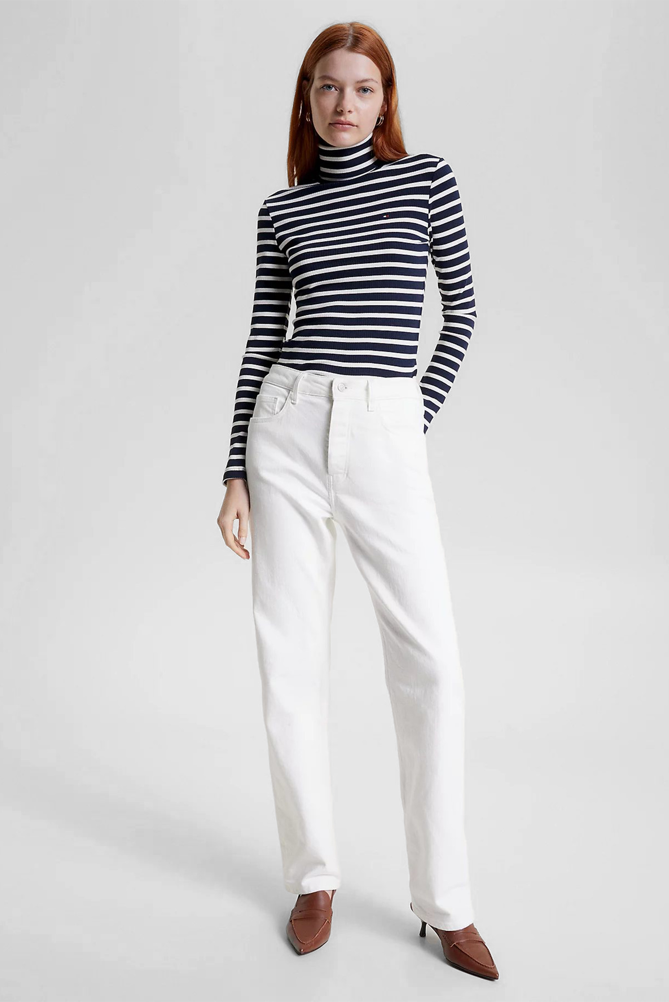 Лонгслив SLIM 5X2 RIB ROLL-NK LS 2