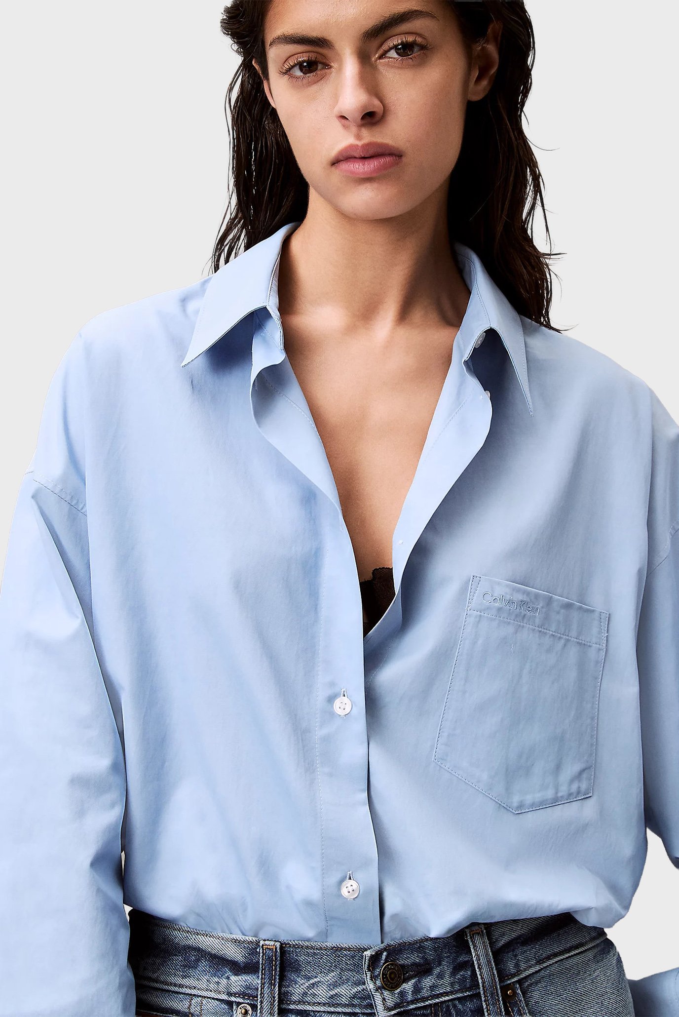 Рубашка Lustrous CTTN LS Oversized ShirtCalvin Klein Рубашка Lustrous CTTN LS Oversized Shirt 6