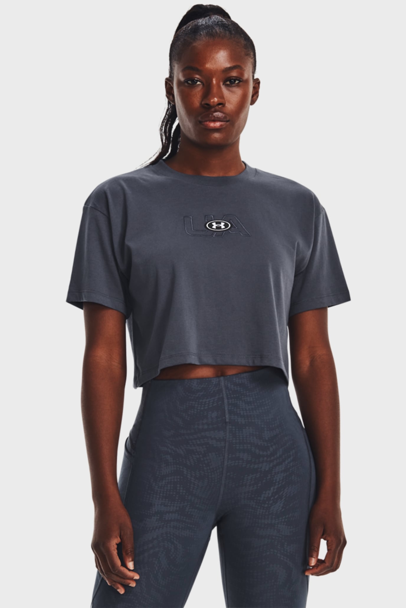 Футболка UA BRANDED LOGO CROP SS 7