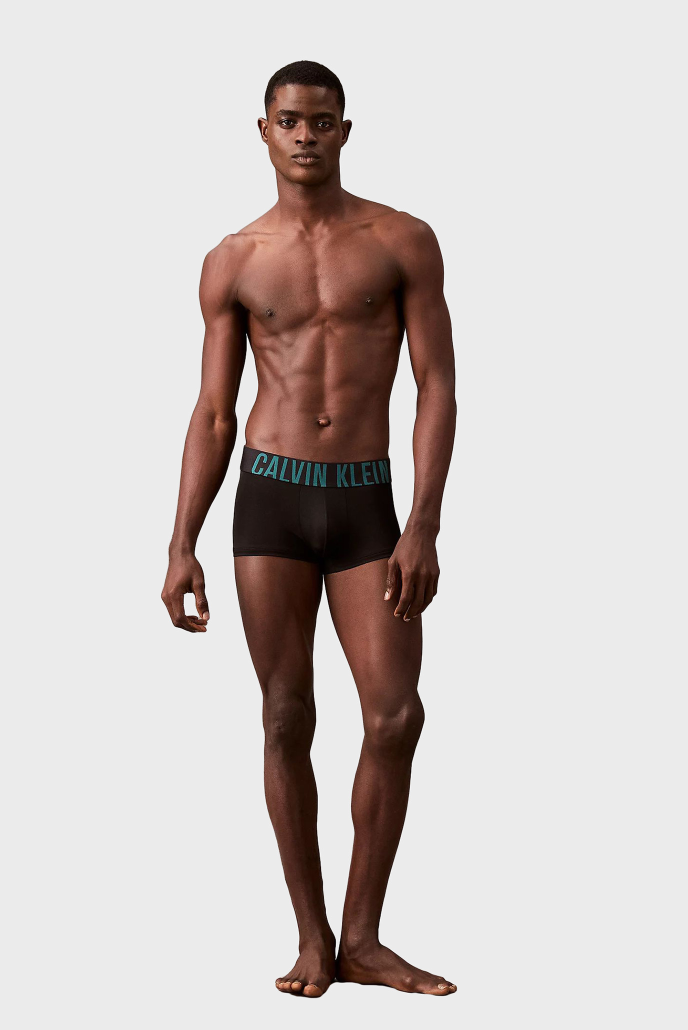 Мужские черные боксеры (3 шт) LOW RISE TRUNK 4