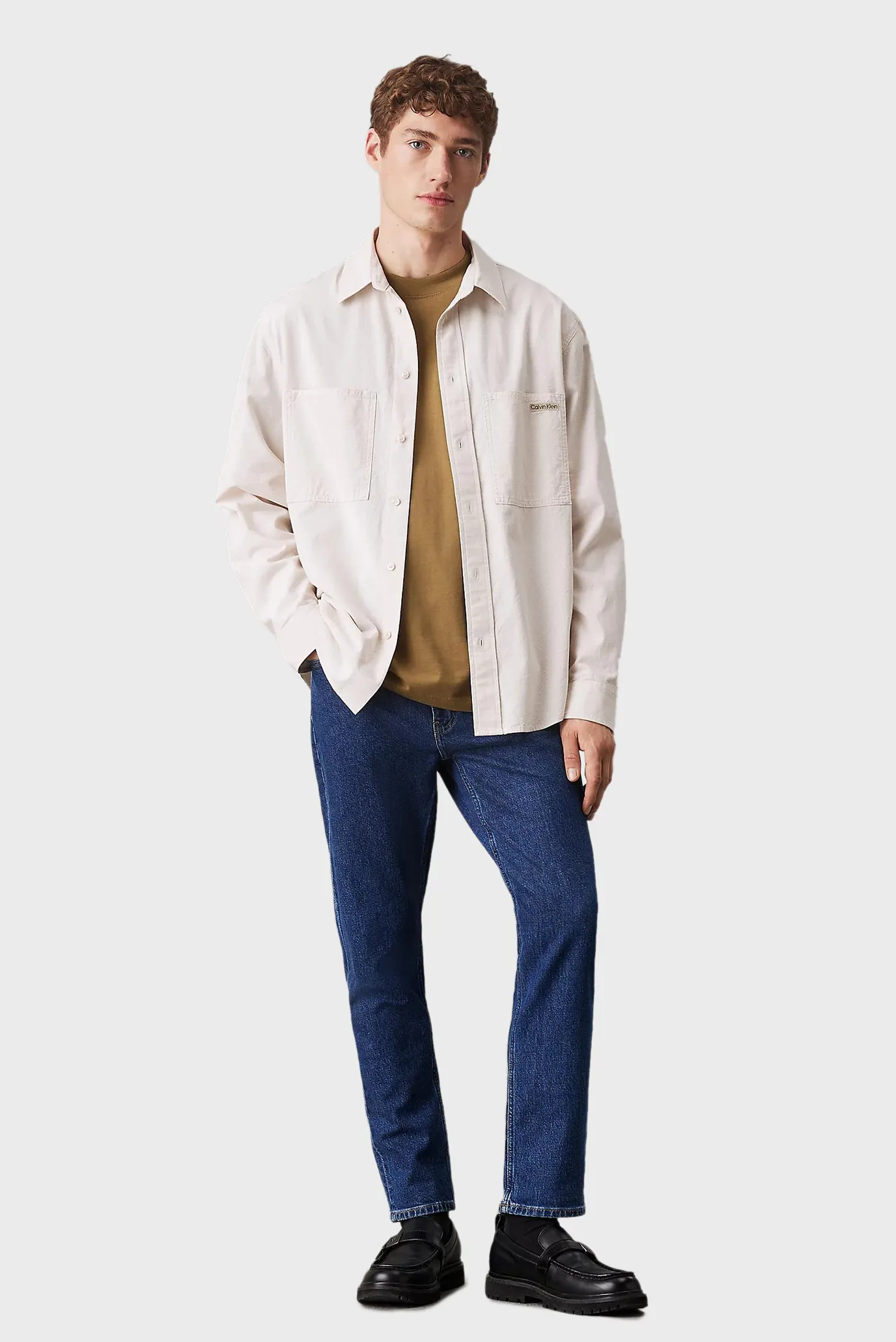 Мужские темно-синие джинсы DAD JEAN 3