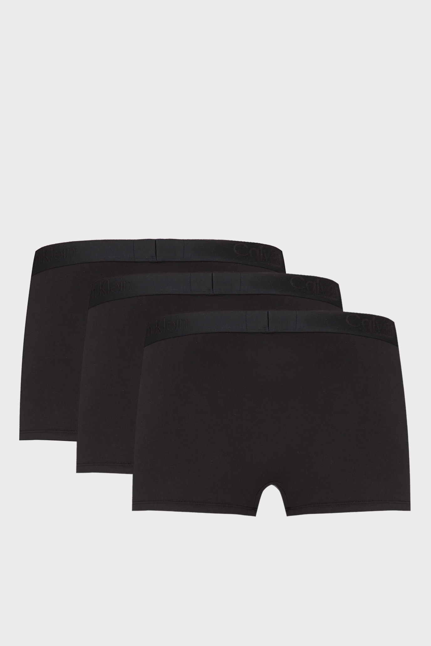 Мужские черные боксеры (3 шт) LOW RISE TRUNK 8