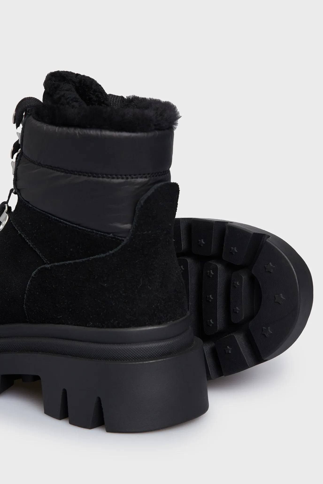 Женские черные замшевые хайкеры Browallia 3