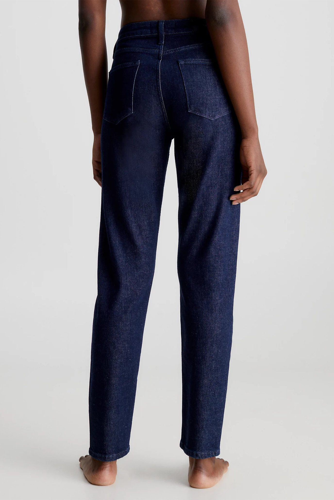 Женские темно-синие джинсы MID RISE SLIM - RINSECalvin Klein Женские темно-синие джинсы MID RISE SLIM - RINSE 8
