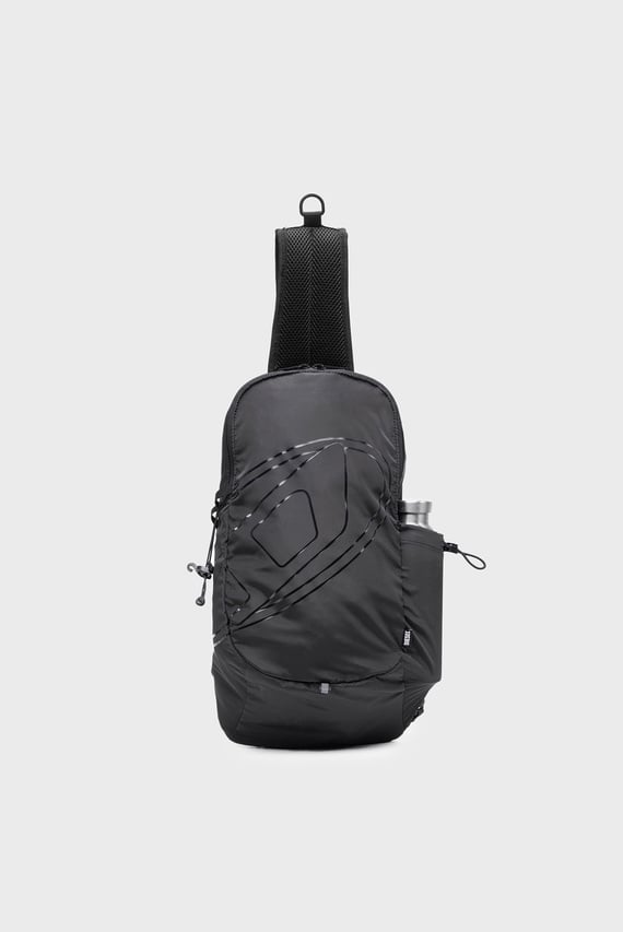 Мужская черная сумка DRAPE SLING BAG BACKPACK