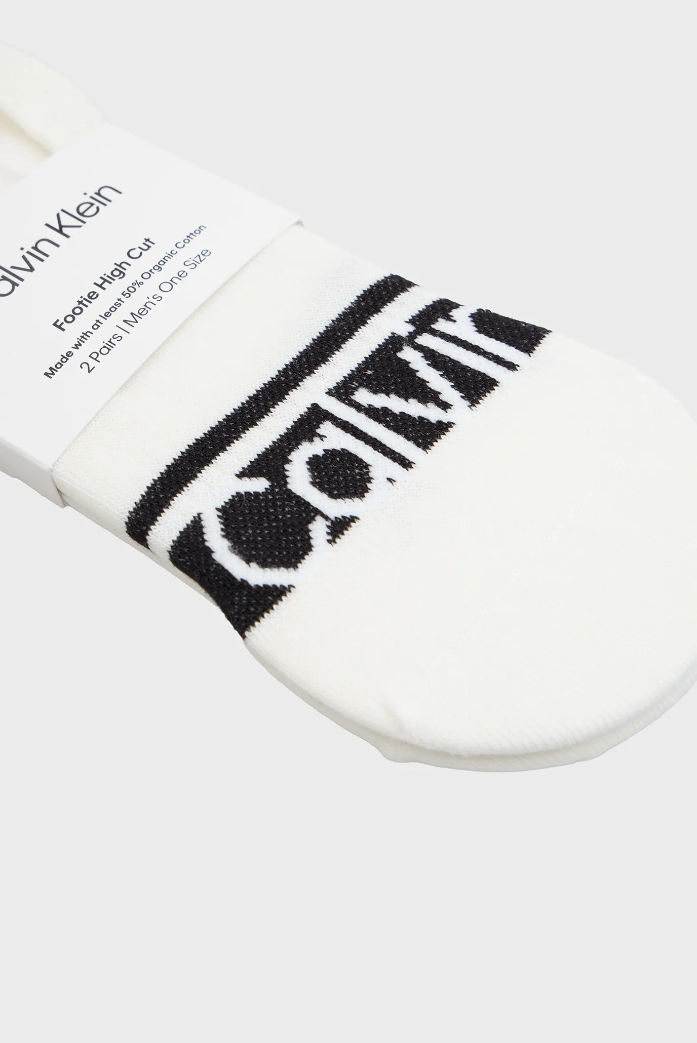 Следы CK MEN FOOTIE HC 2P LOGO STRIP 2