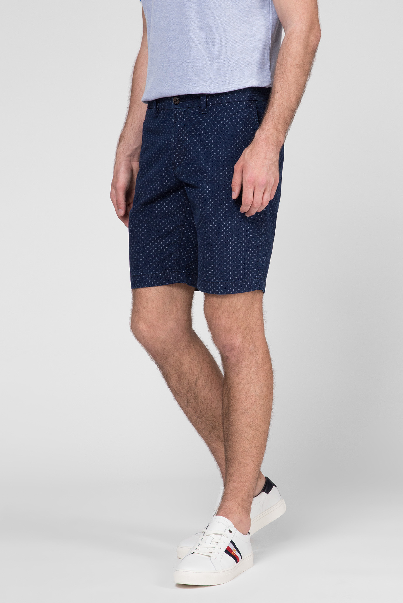 Мужские темно-синие шорты BROOKLYN SHORT MINI PRINT 7