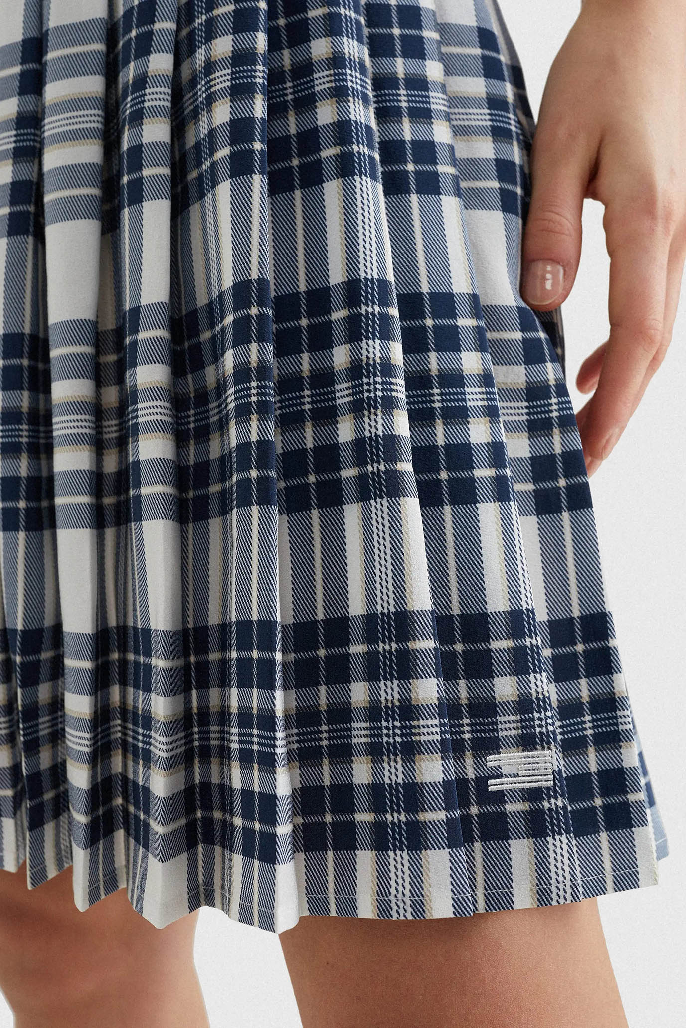 Юбка ICON SILK PLEATED SHORT SKIRT 4