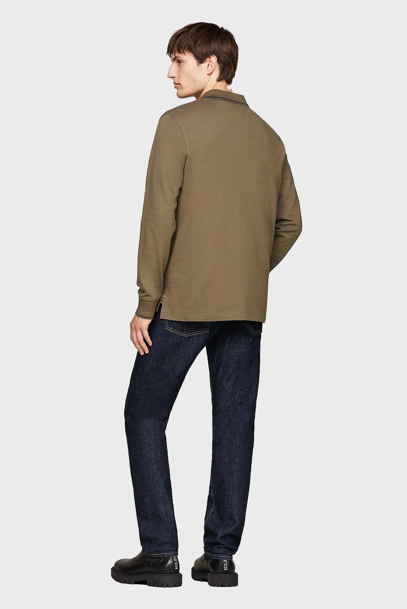 Поло с длинным рукавом LS ZIP RWB DETAIL REG POLO 3