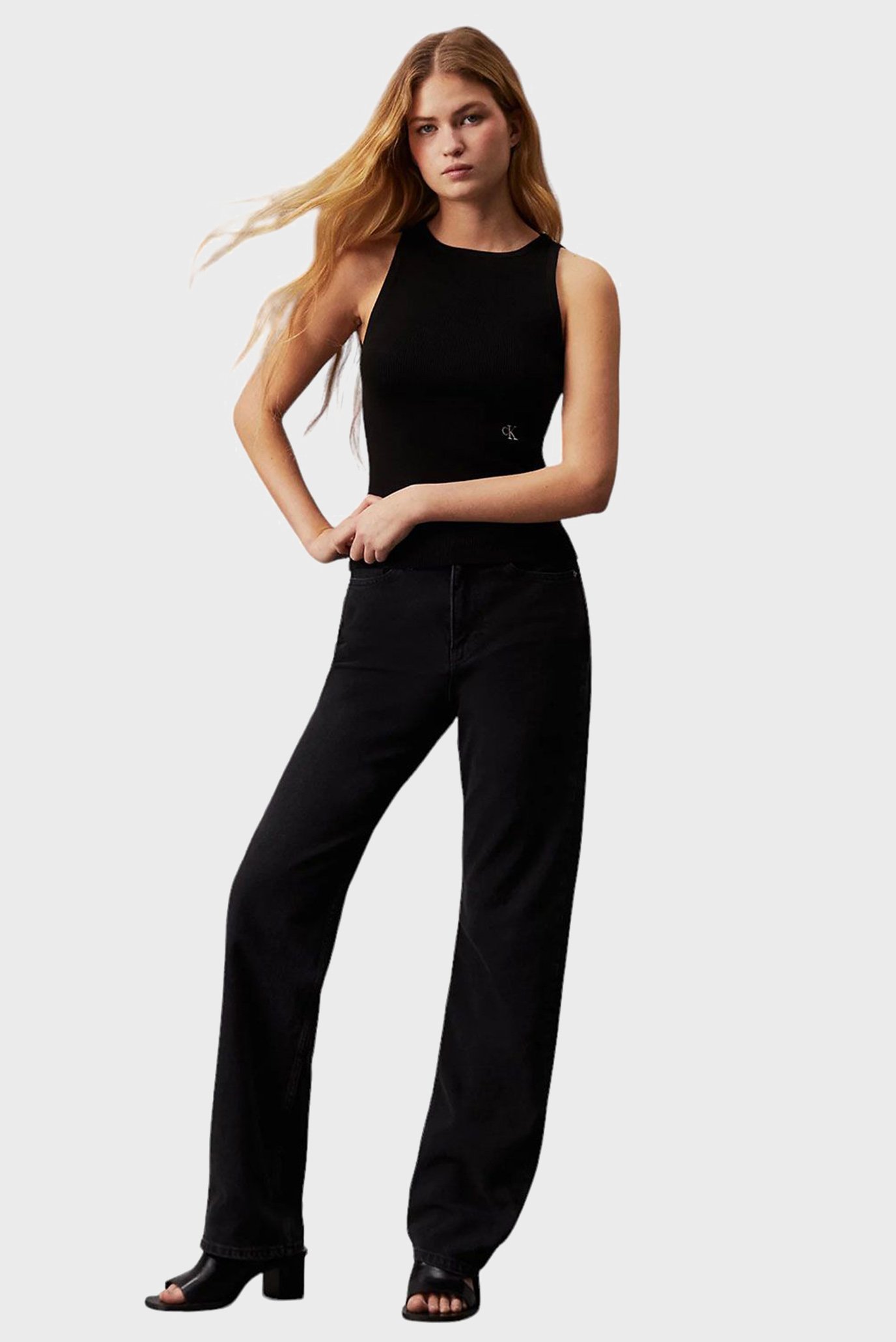 Топ TIE DETAIL SWEATER TANK 3