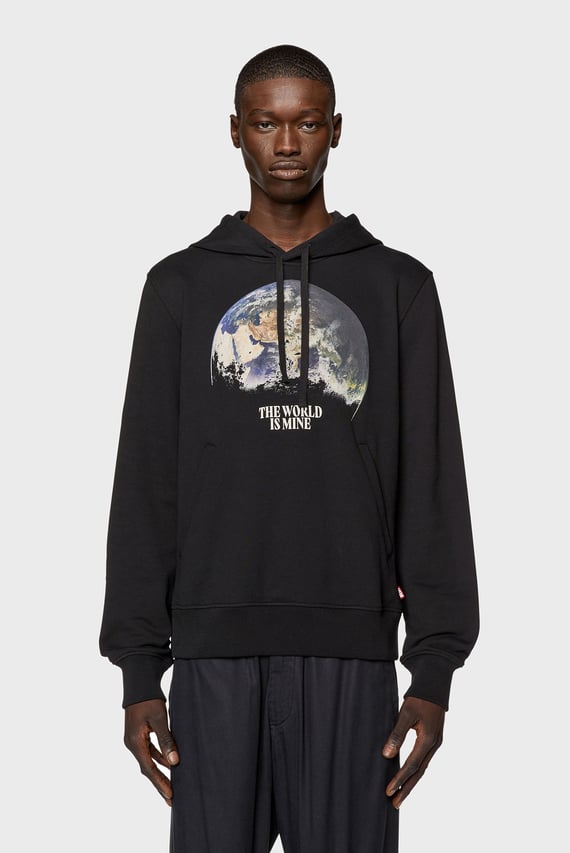 Худи S-GINN-WELT-HOOD SWEAT-SHIRT Diesel