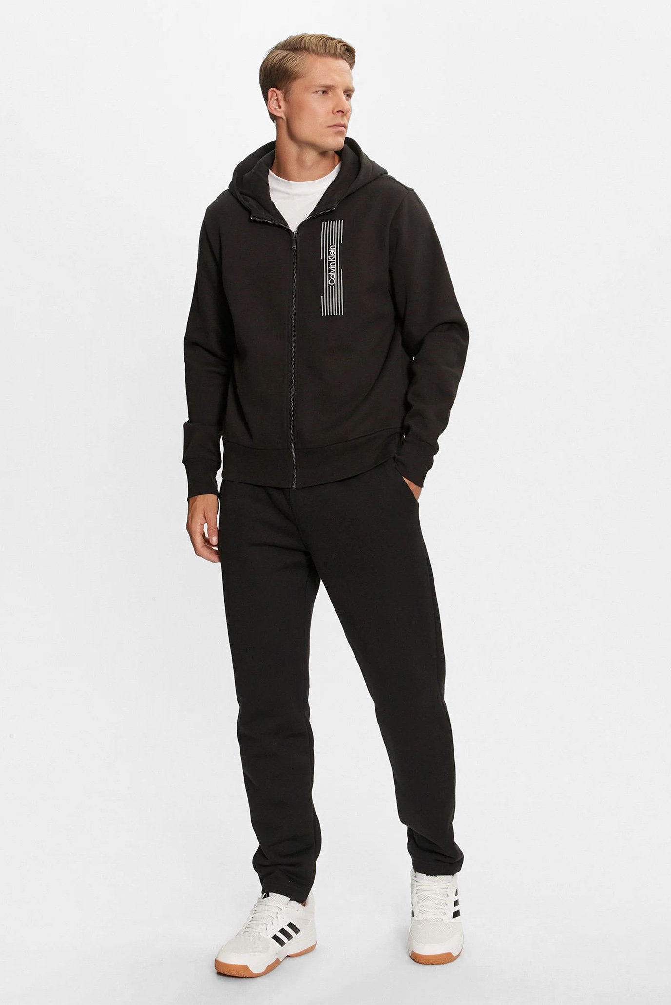 Мужские черные спортивные брюки NANO LOGO SWEATPANTS 2