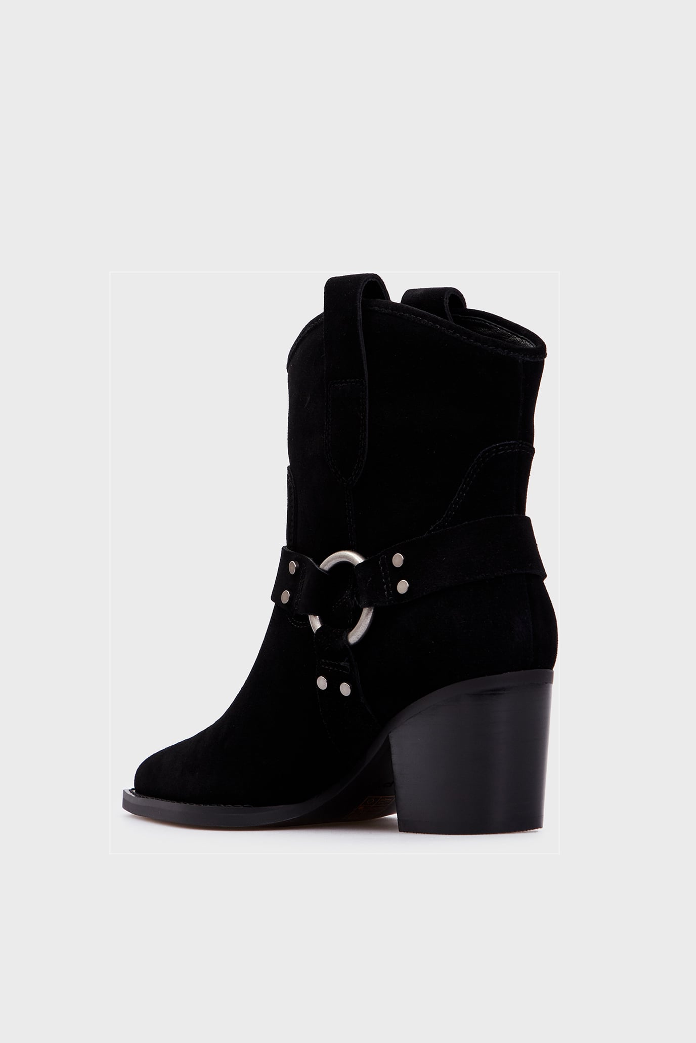 Женские черные замшевые казаки Lovisa 5