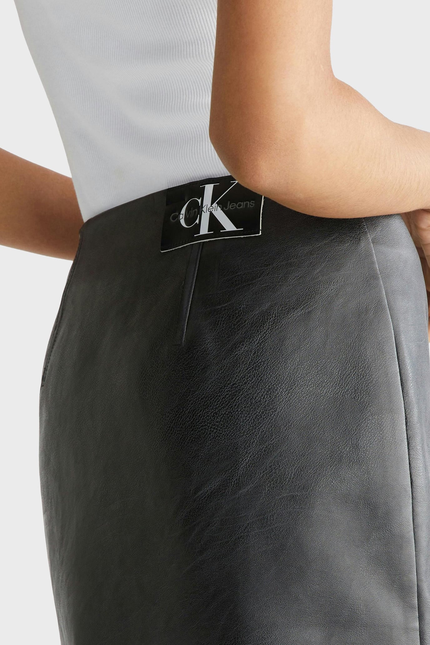 Юбка FAUX LEATHER SKIRT 5
