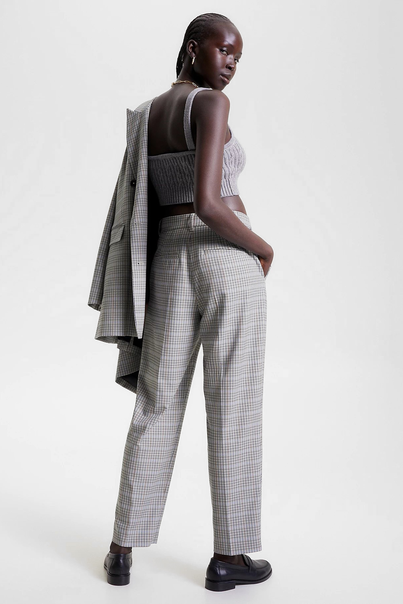 Брюки TAPERED SMALL CHECK PANT 3