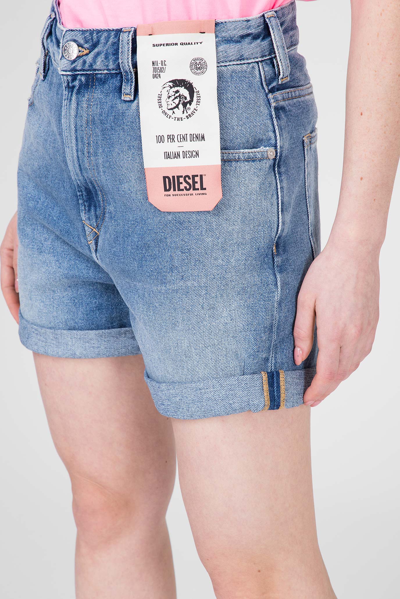 Женские голубые джинсовые шорты DE-REG 10