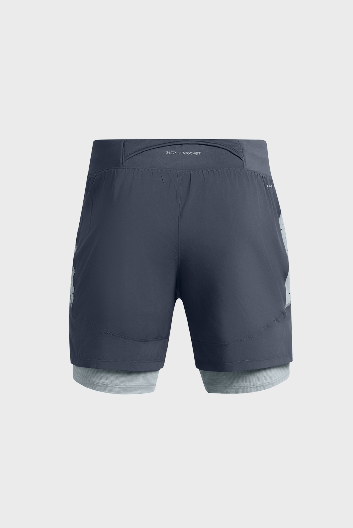 Мужские серые шорты LAUNCH ELITE 2in1 5'' SHORT 7