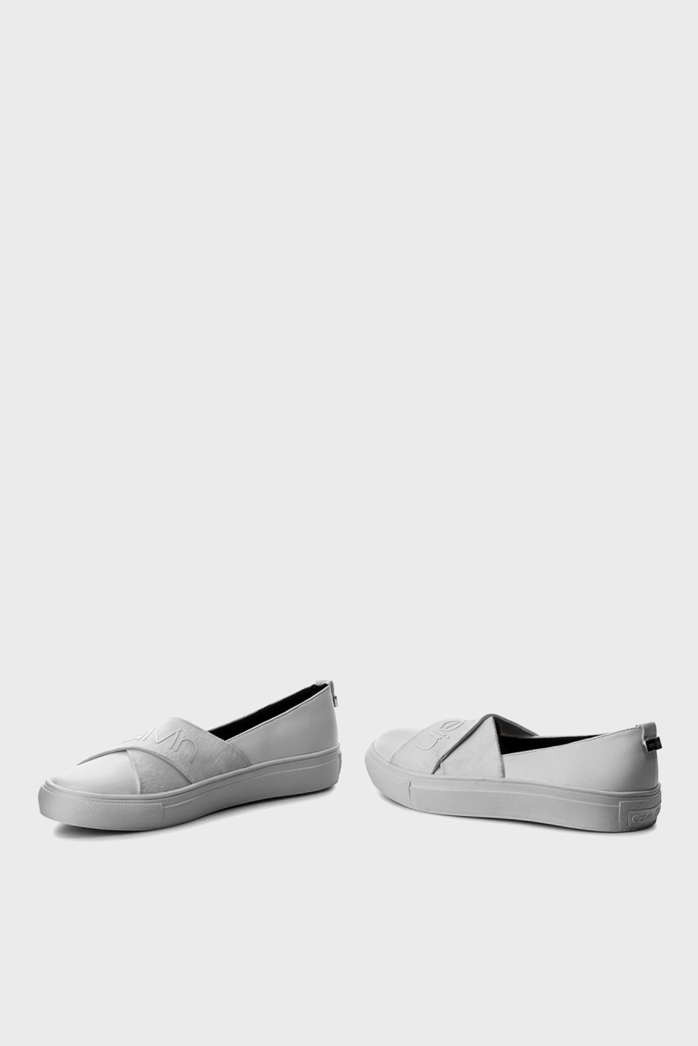 Женские белые слипоны RAYLIE COW KANSAS Calvin Klein Женские белые слипоны RAYLIE COW KANSAS 2