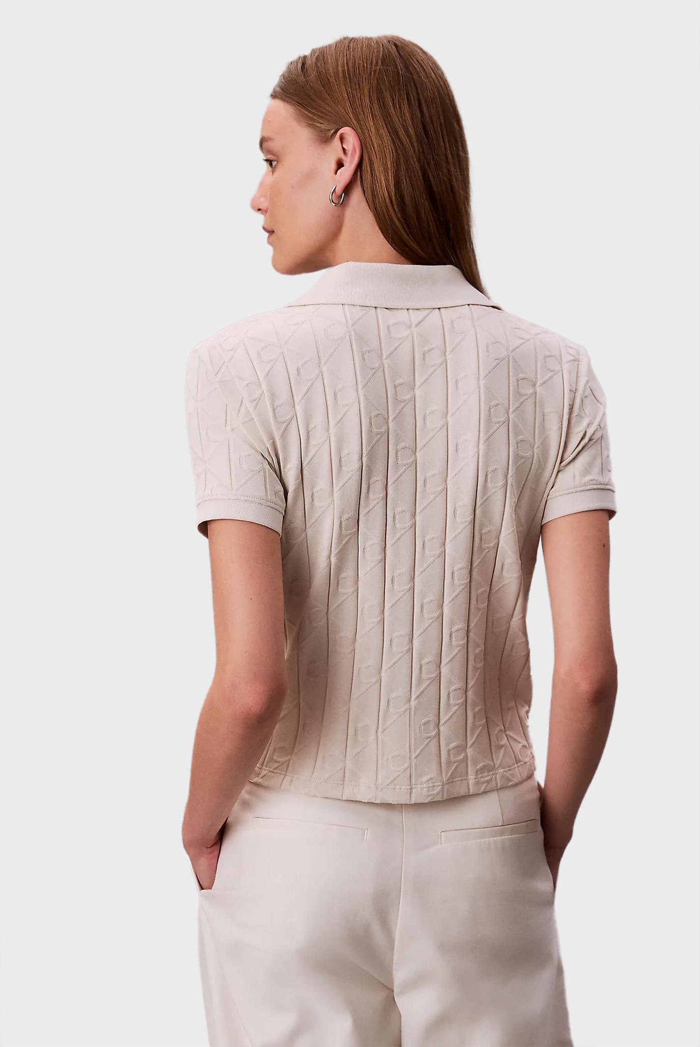 Поло SS AOP JACQUARD POLO TOP 3