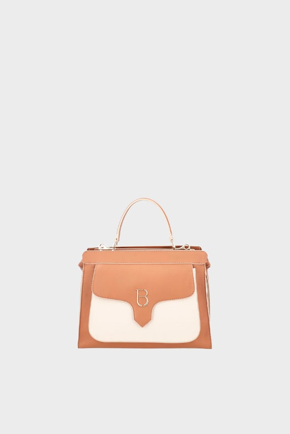 Сумка/TB/FRESIA - LEATHER+CANVAS HANDBAG