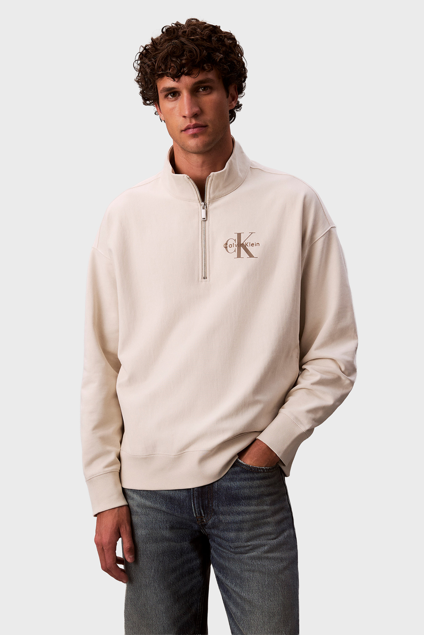 Свитшот LS PREMIUM TERRY MICRO MONOLOGO 1