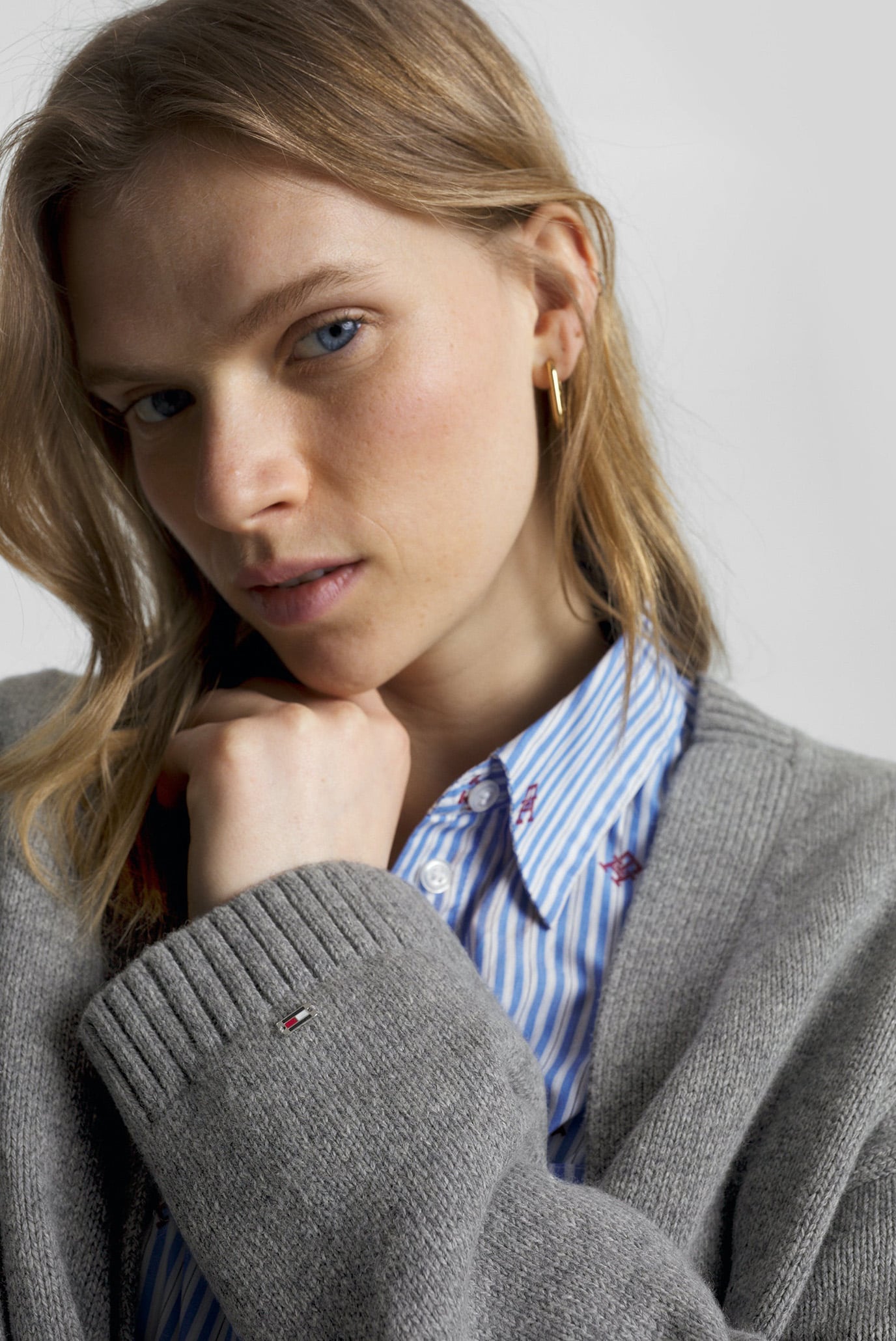 Кардиган OVERSIZED V-NK CARDIGAN 4