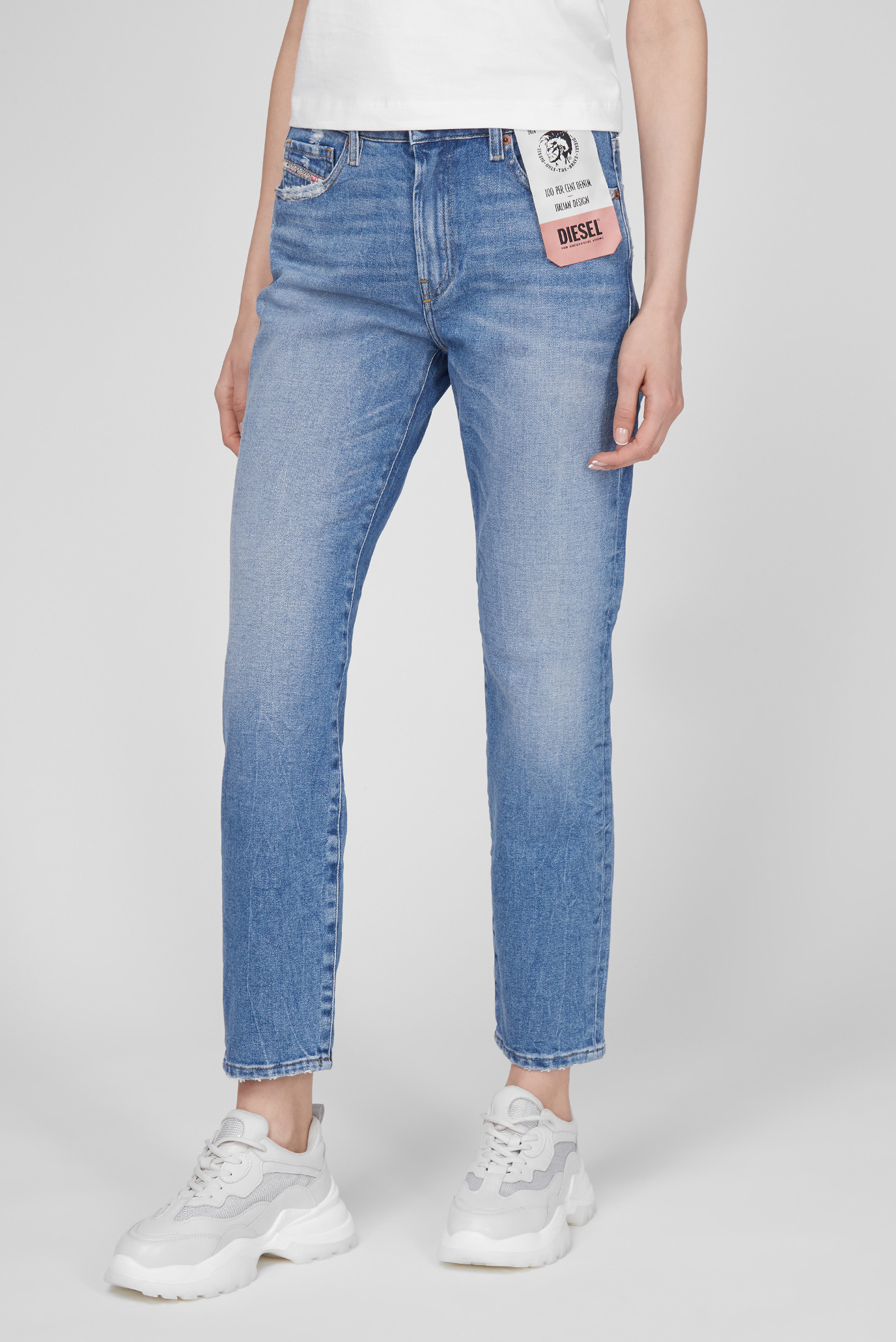 Женские голубые джинсы D-JOY 8