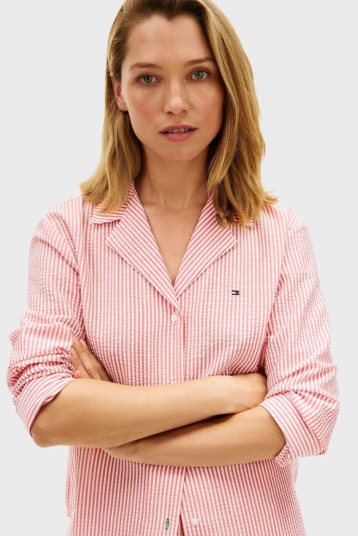 Ночная рубашка LS SEERSUCKER SHIRT 4