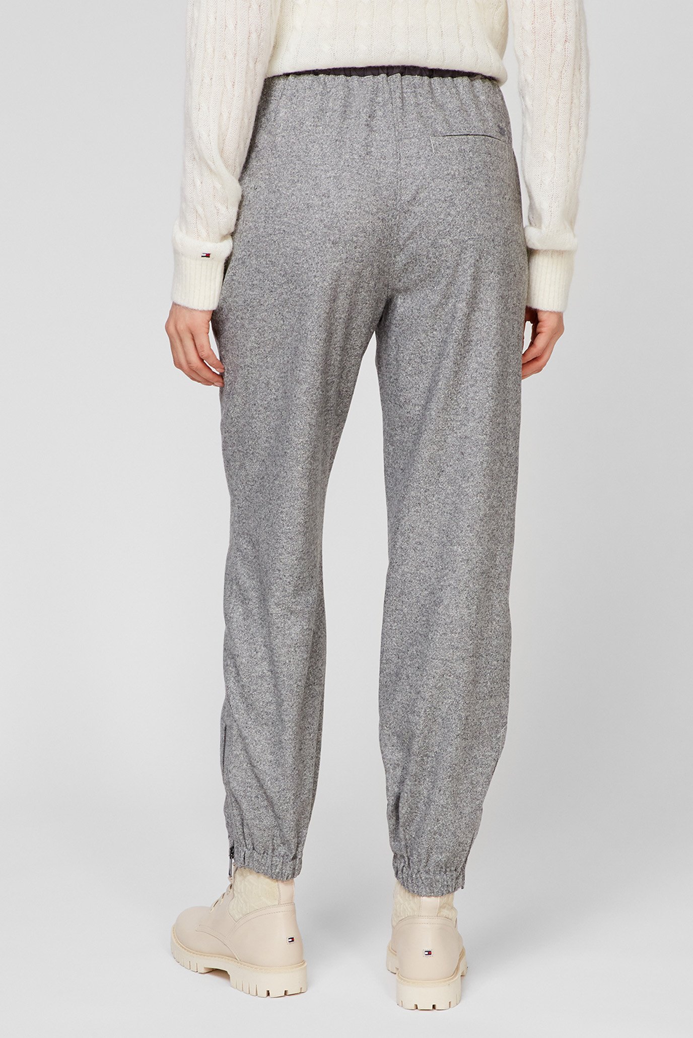 Женские серые шерстяные спортивные брюки ICON 4