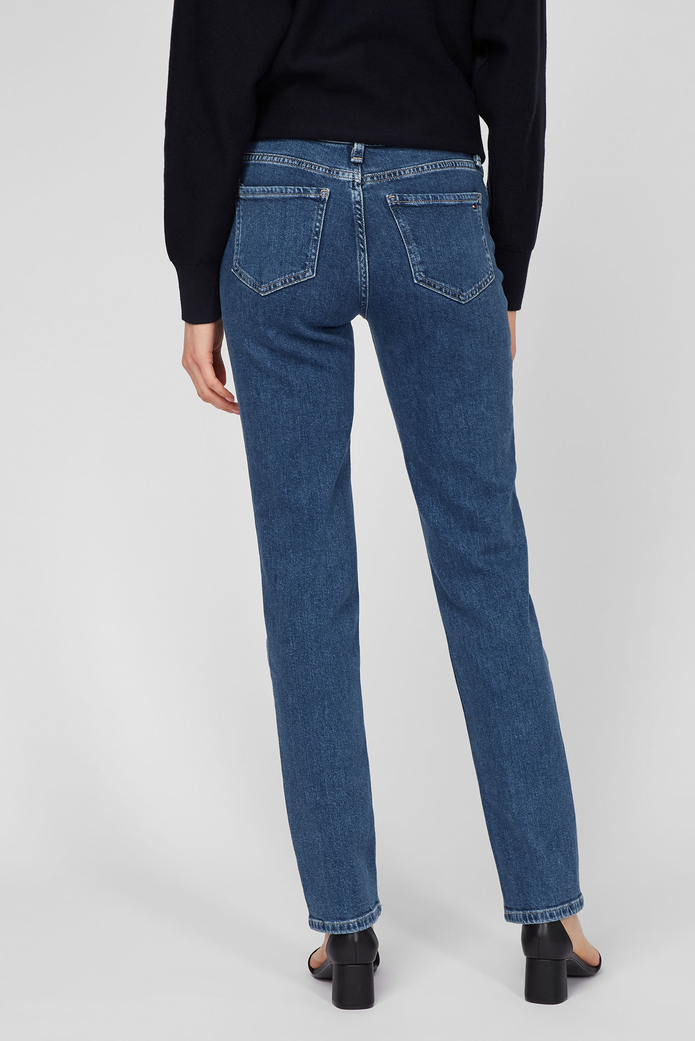 Женские синие джинсы TH SOFT ROME STRAIGHT RW NAS 9