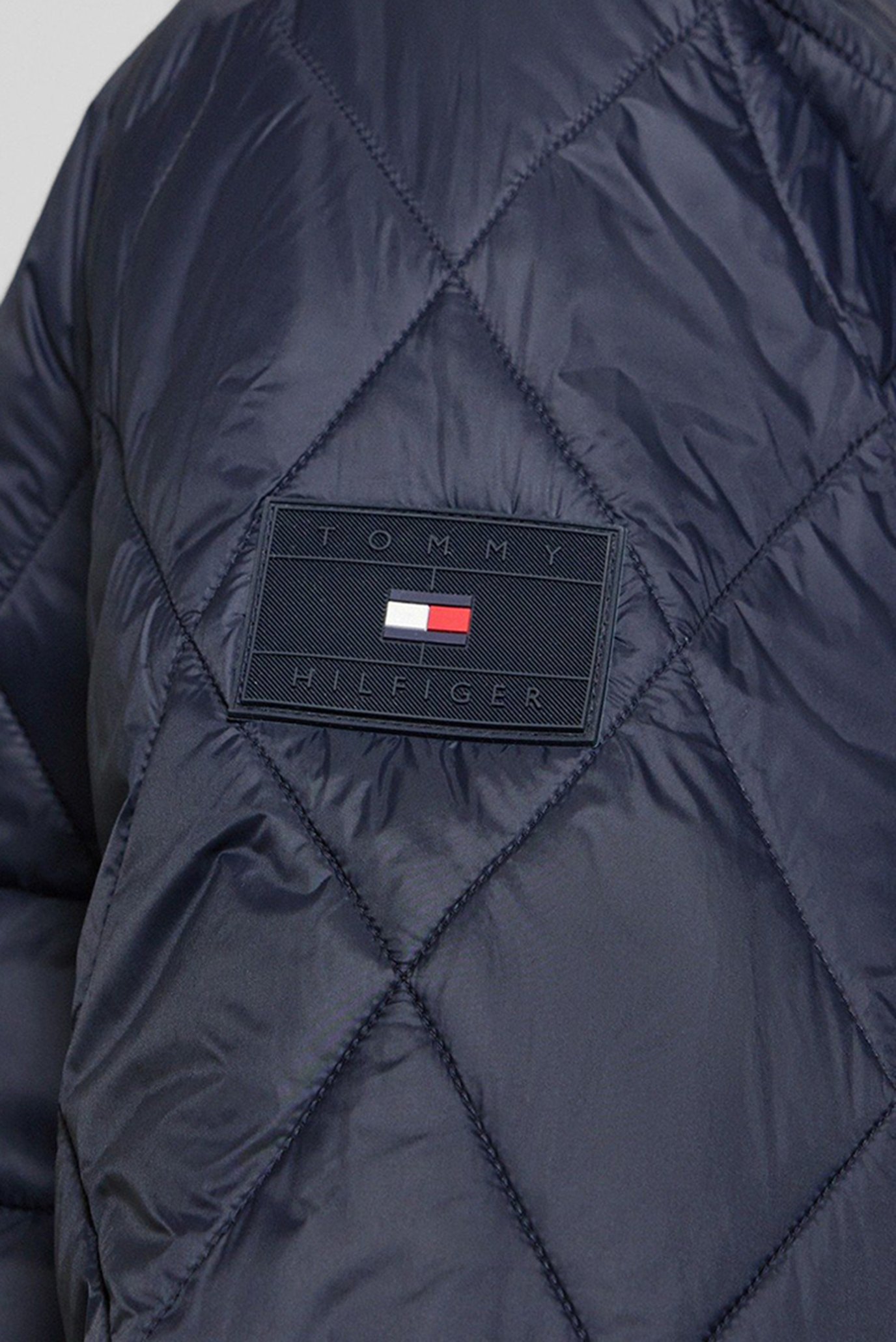 Мужской темно-синий бомбер PACKABLE RECYCLED 2