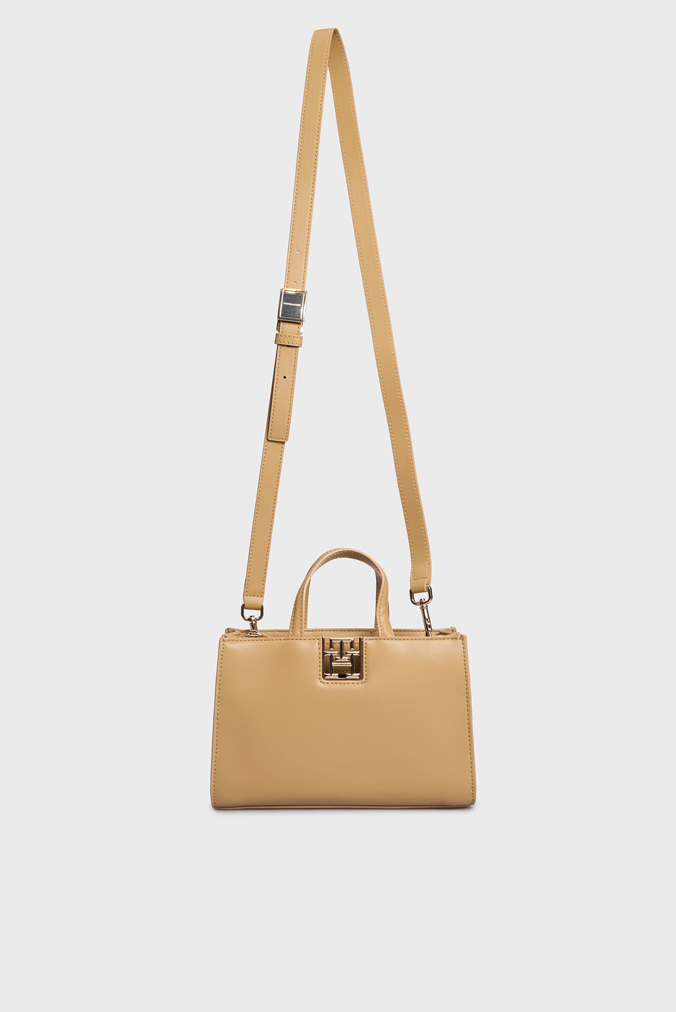 Женская бежевая сумка TH RESET MINI TOTE 5