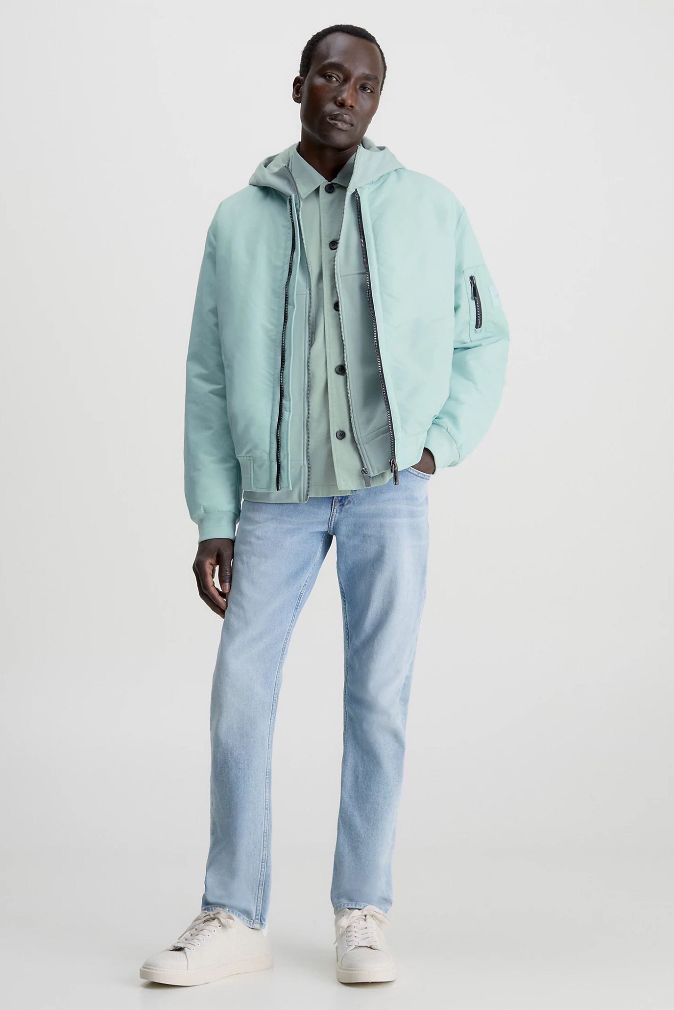 Мужские голубые джинсы SLIM FIT 7