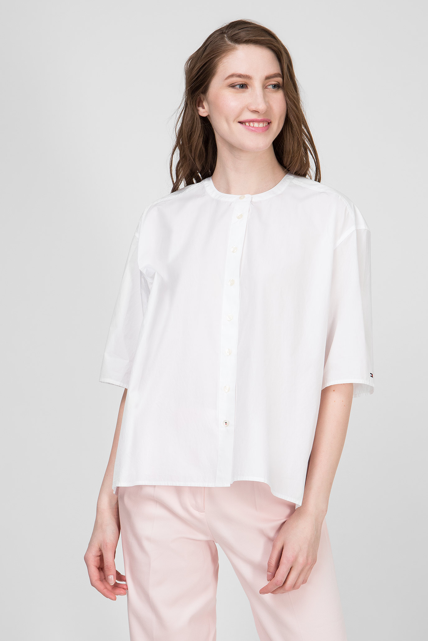 Женская белая блуза LEA Tommy Hilfiger Женская белая блуза LEA 6